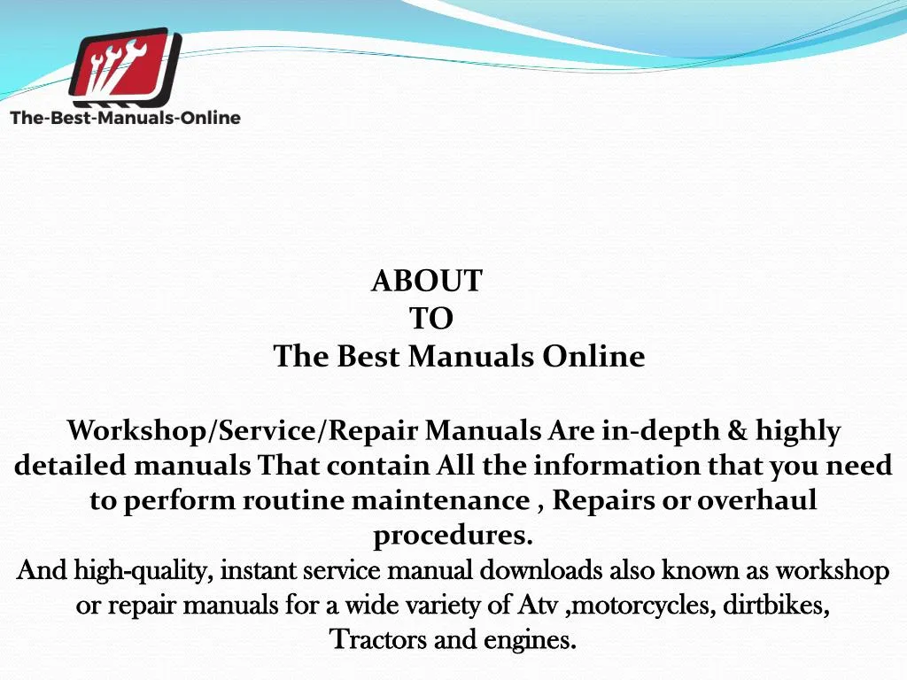 about to the best manuals online