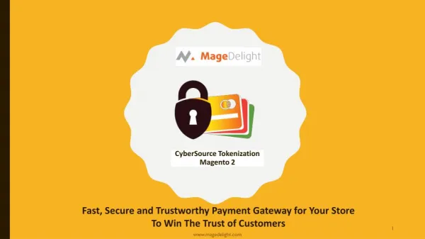 CyberSource Tokenization Magento 2 Extension