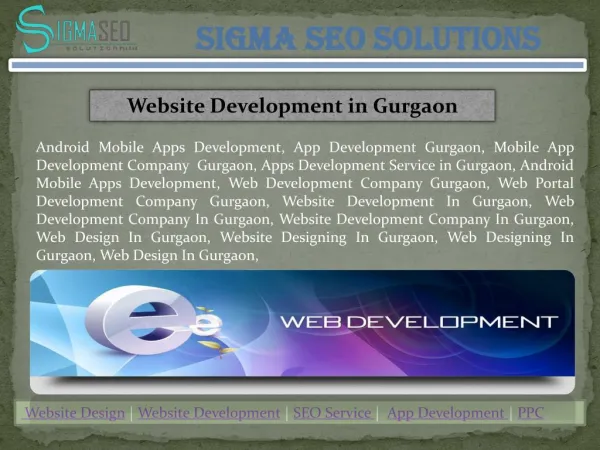 Website Design and Development in Gurgaon