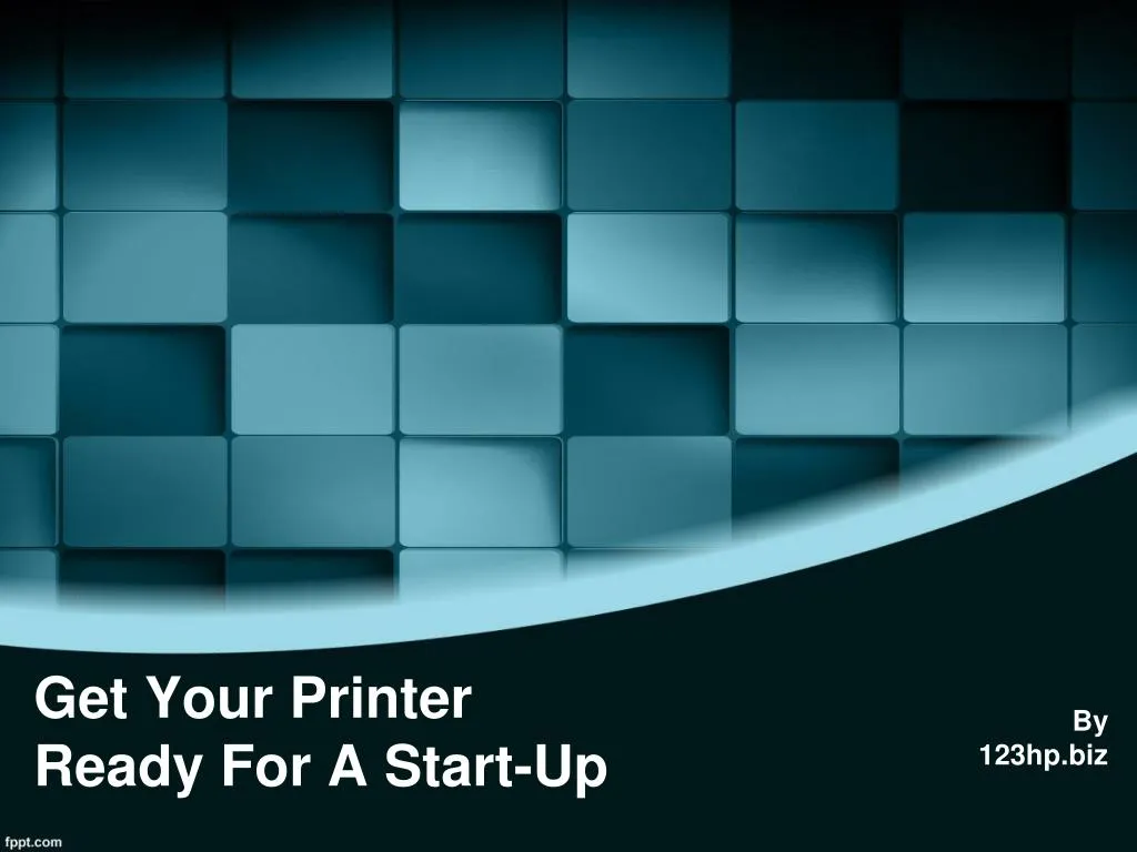 get your printer ready for a start up