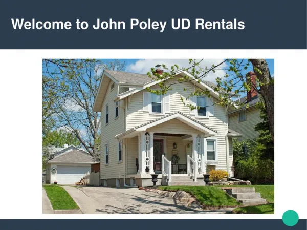 John Poley UD Rentals