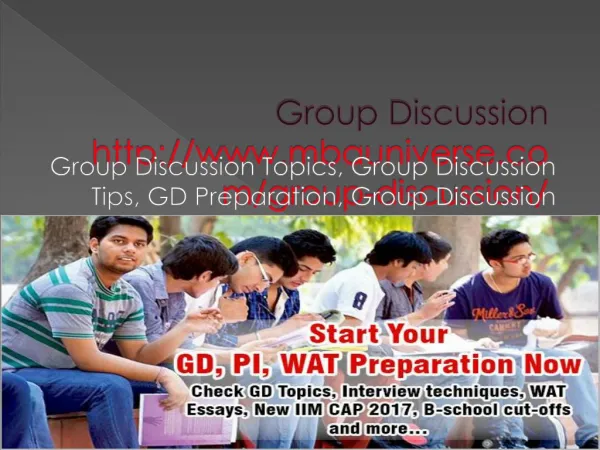Group Discussion (GD) Topics - Latest GD Topics with Answers