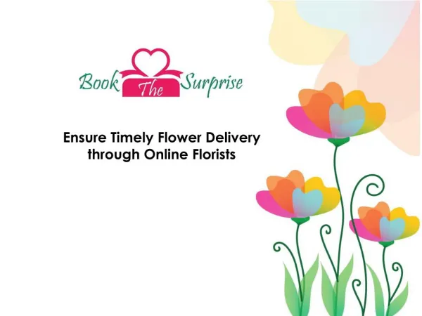 Online delivery florists are better than the original florist hands down.