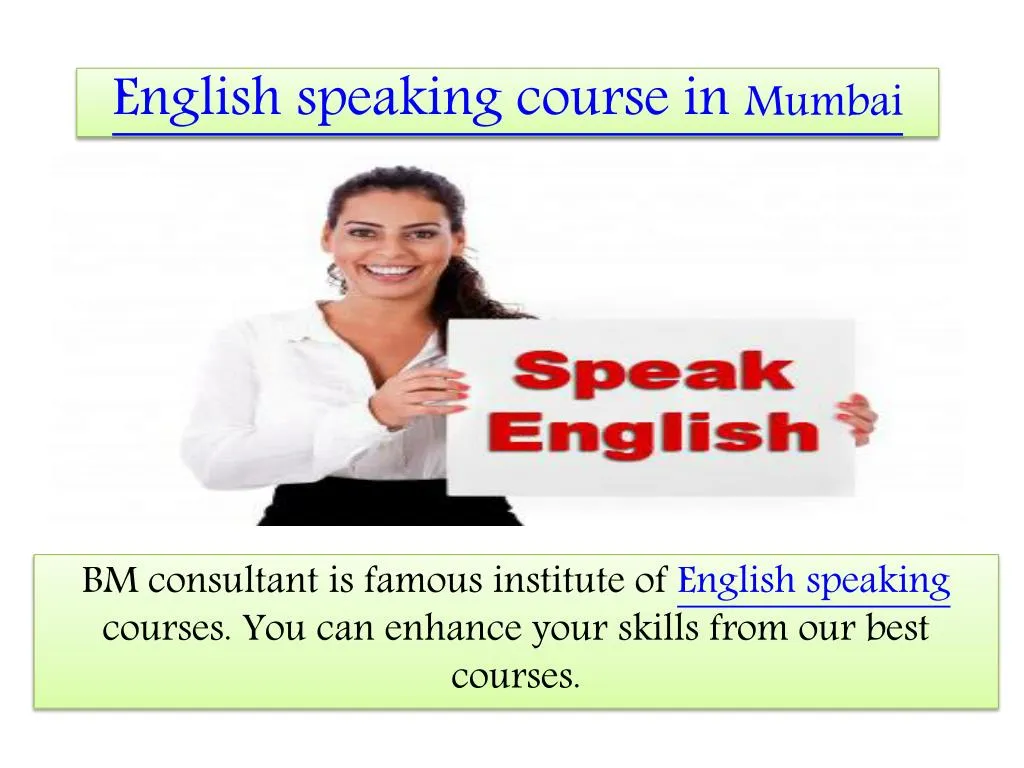 english speaking course in mumbai
