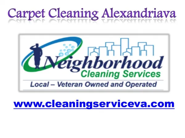 Carpet Cleaning Alexandriava - cleaningserviceva.com