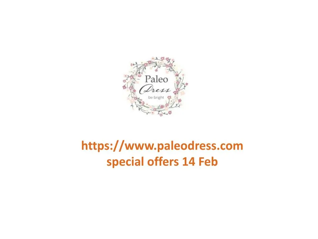 https www paleodress com special offers 14 feb
