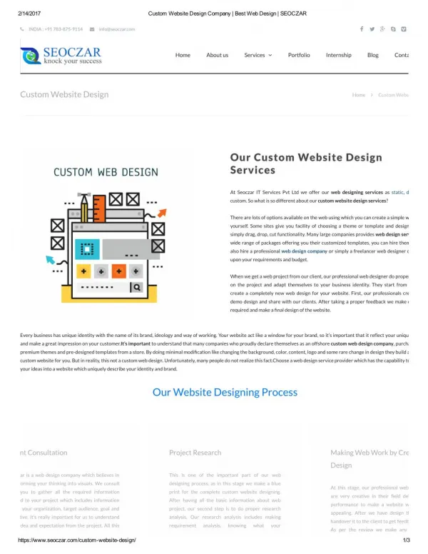 Web Designing Services|Best Website Design Company