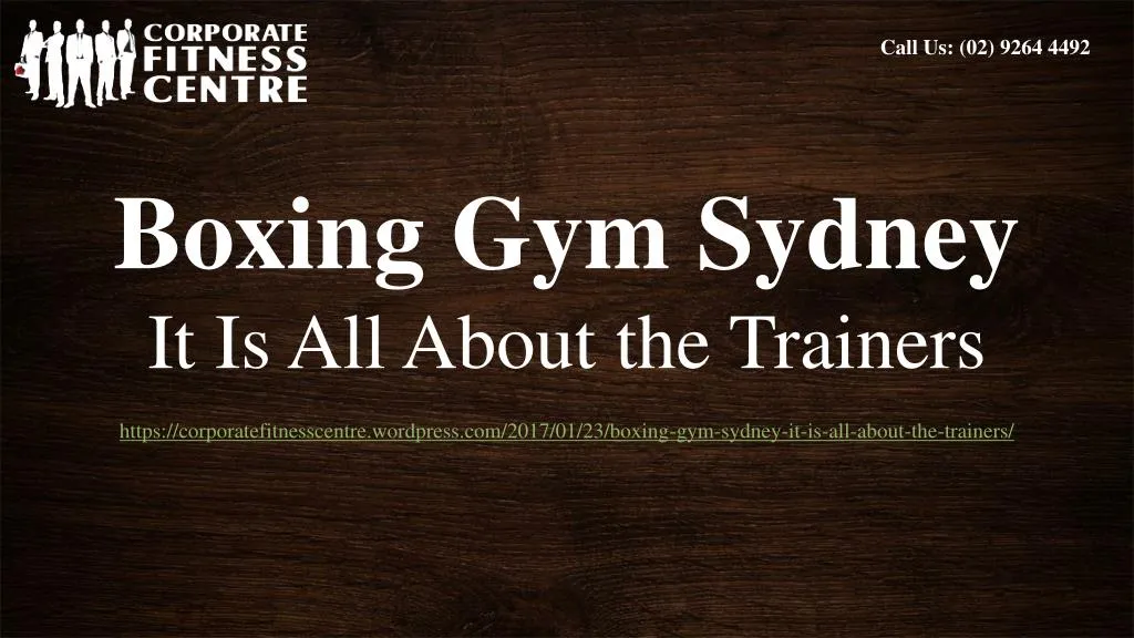 boxing gym sydney it is all about the trainers