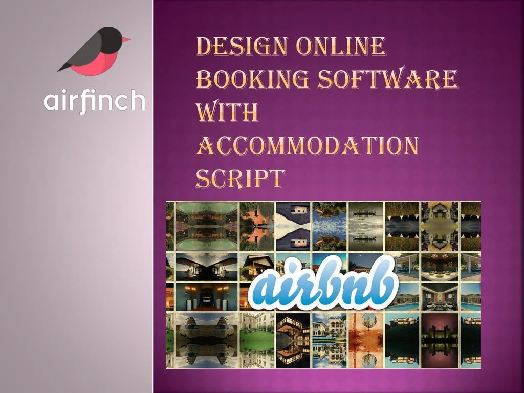 design online booking software with accommodation script