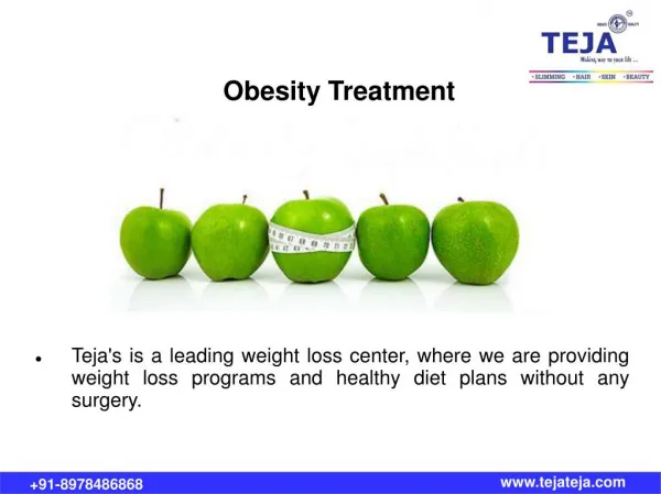 Obesity Treatment and Healthy Weight Loss @ Teja's