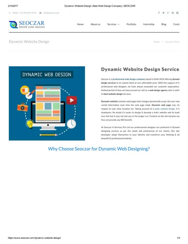 Dynamic Website Design | Best Web Design Company