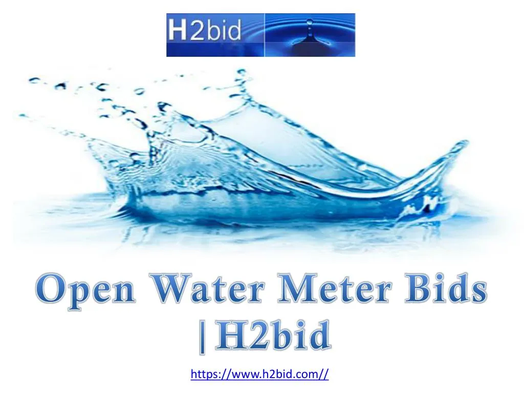 open water meter bids h2bid