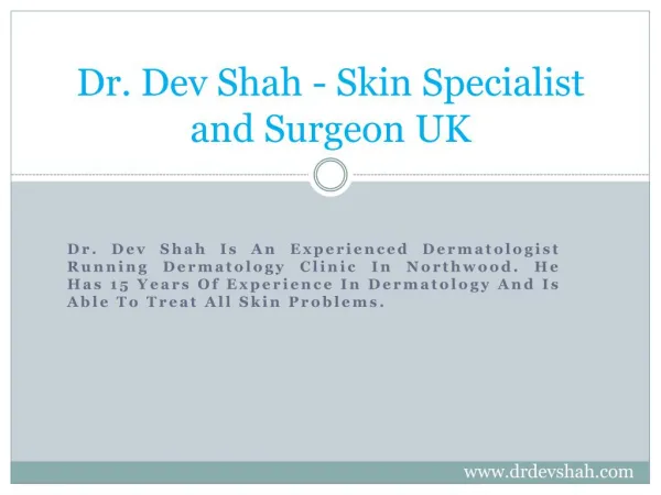Find Acne Dermatologist Treatment in North West London
