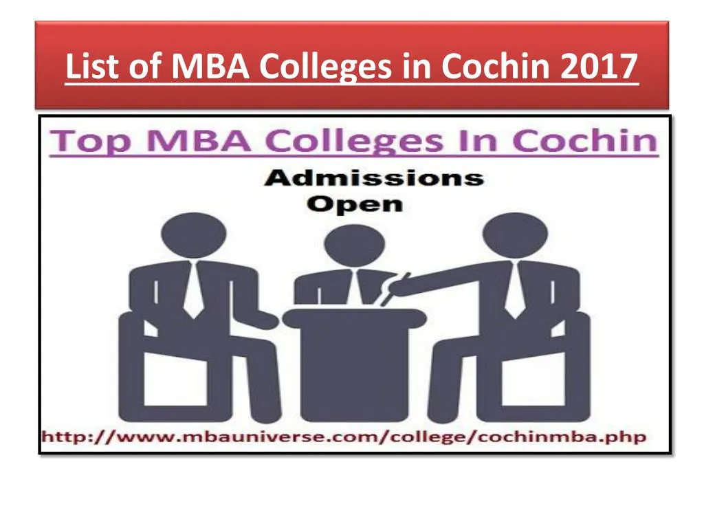 list of mba colleges in cochin 2017