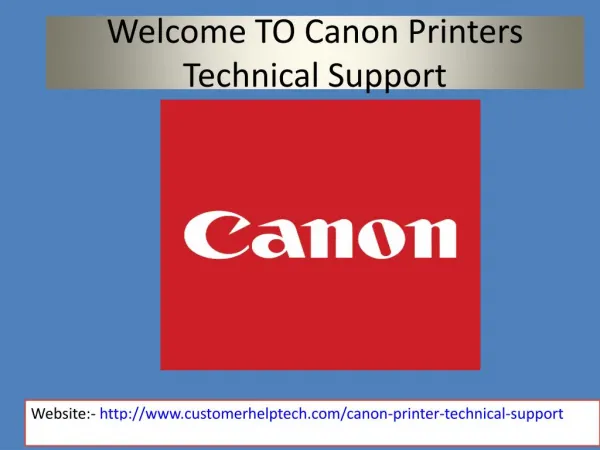 Seek Assistance on Printers by Canon Printer Support Number