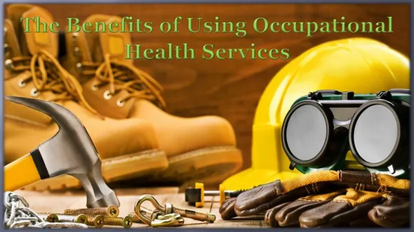 Occupational health services