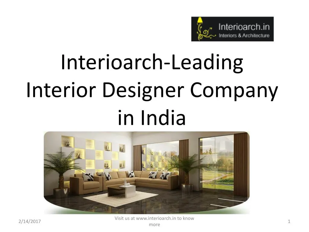 interioarch leading interior designer company in india