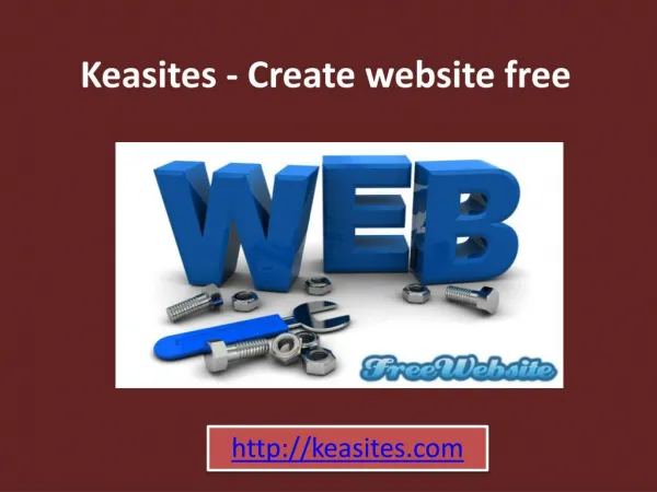 Keasites - Create website free