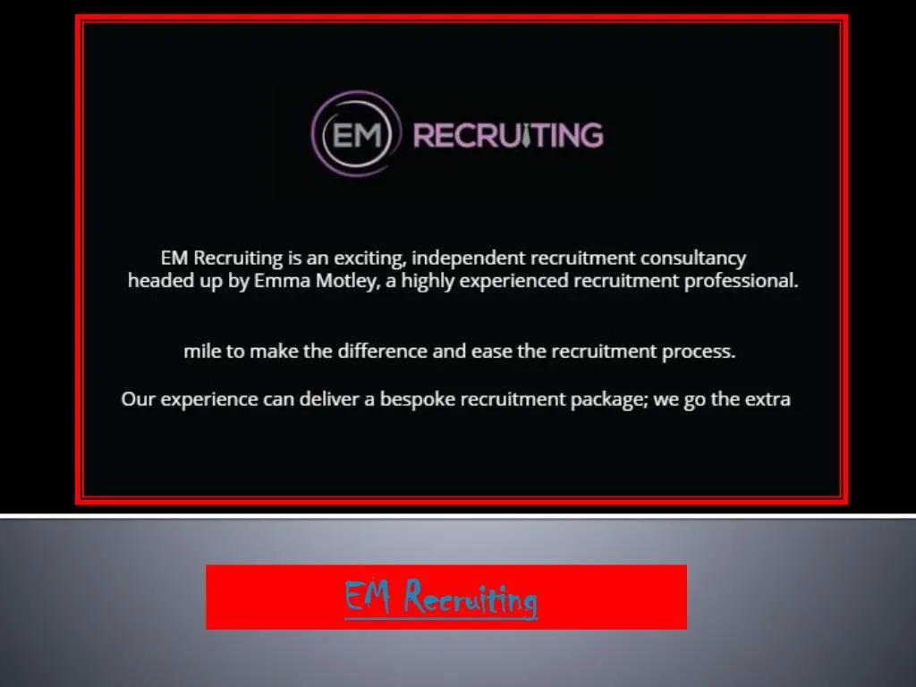 em recruiting