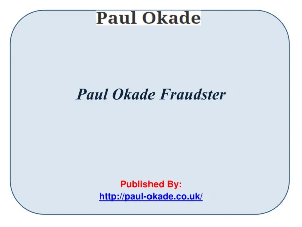 Paul Okade