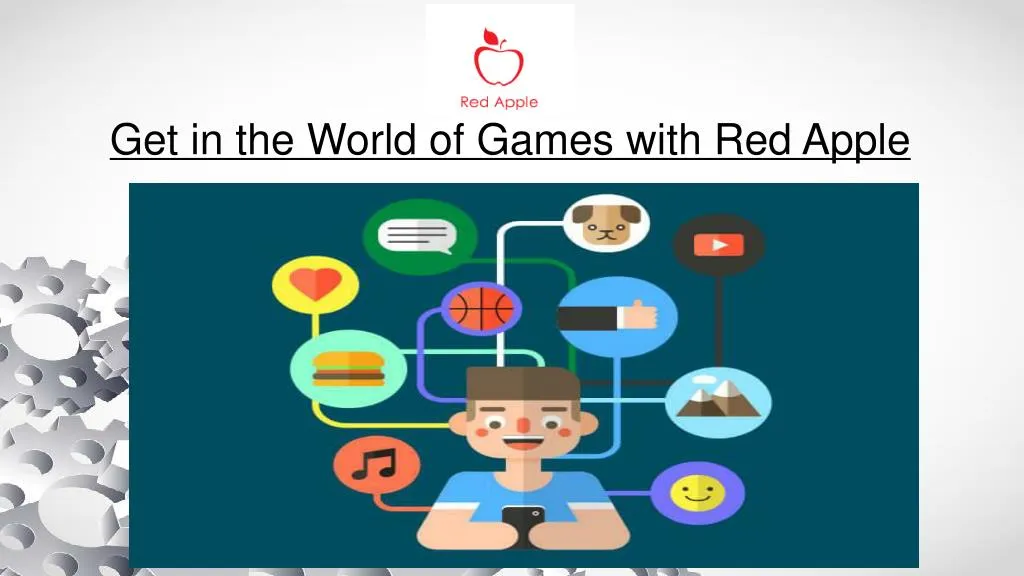get in the world of games with red apple