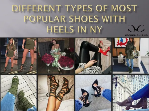 Different Types of Most Popular Shoes With Heels in NY