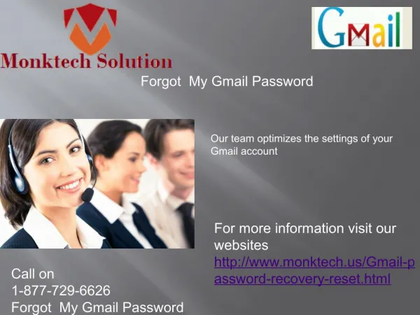Recover Gmail password call 1-877-729-6626 Remains Working 24 Hours a Day