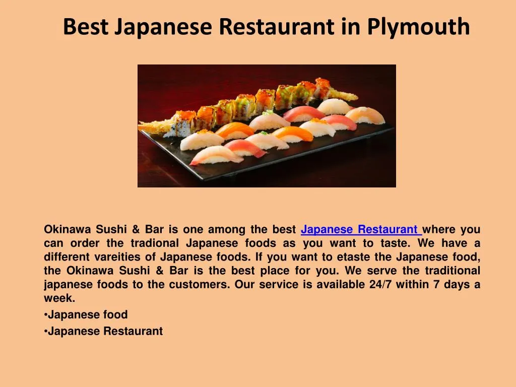 best japanese restaurant in plymouth