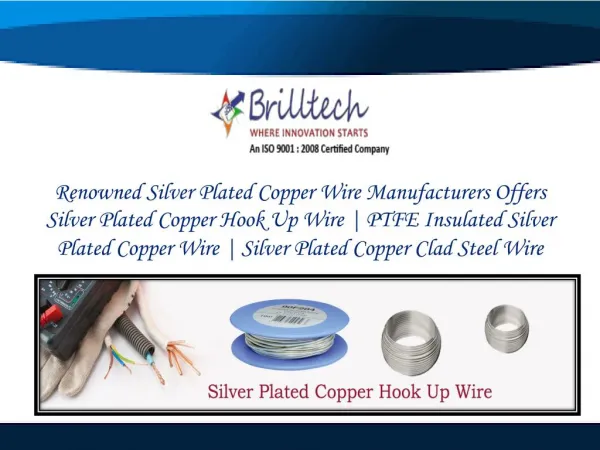 Silver Plated Copper Wire Manufacturers