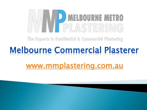 Melbourne Commercial Plasterer - mmplastering.com.au