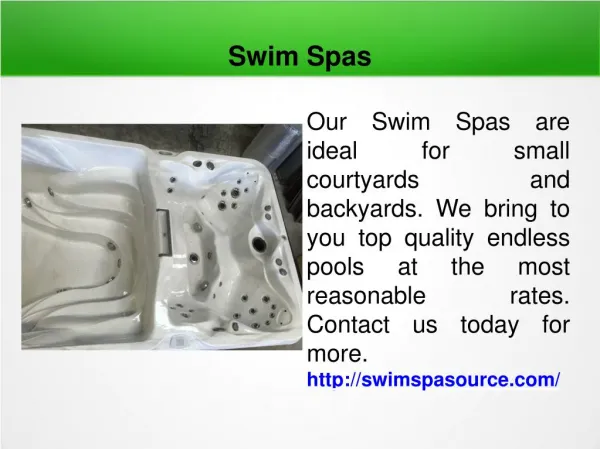 Swim Spas