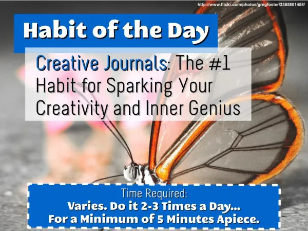 Creative Journals: The #1 Habit for Sparking Your Creativity and Inner Genius (Habit of the Day)