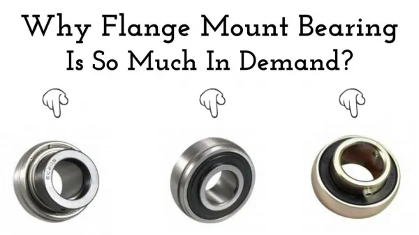 Why Flange Mount Bearing Is So Much In Demand?
