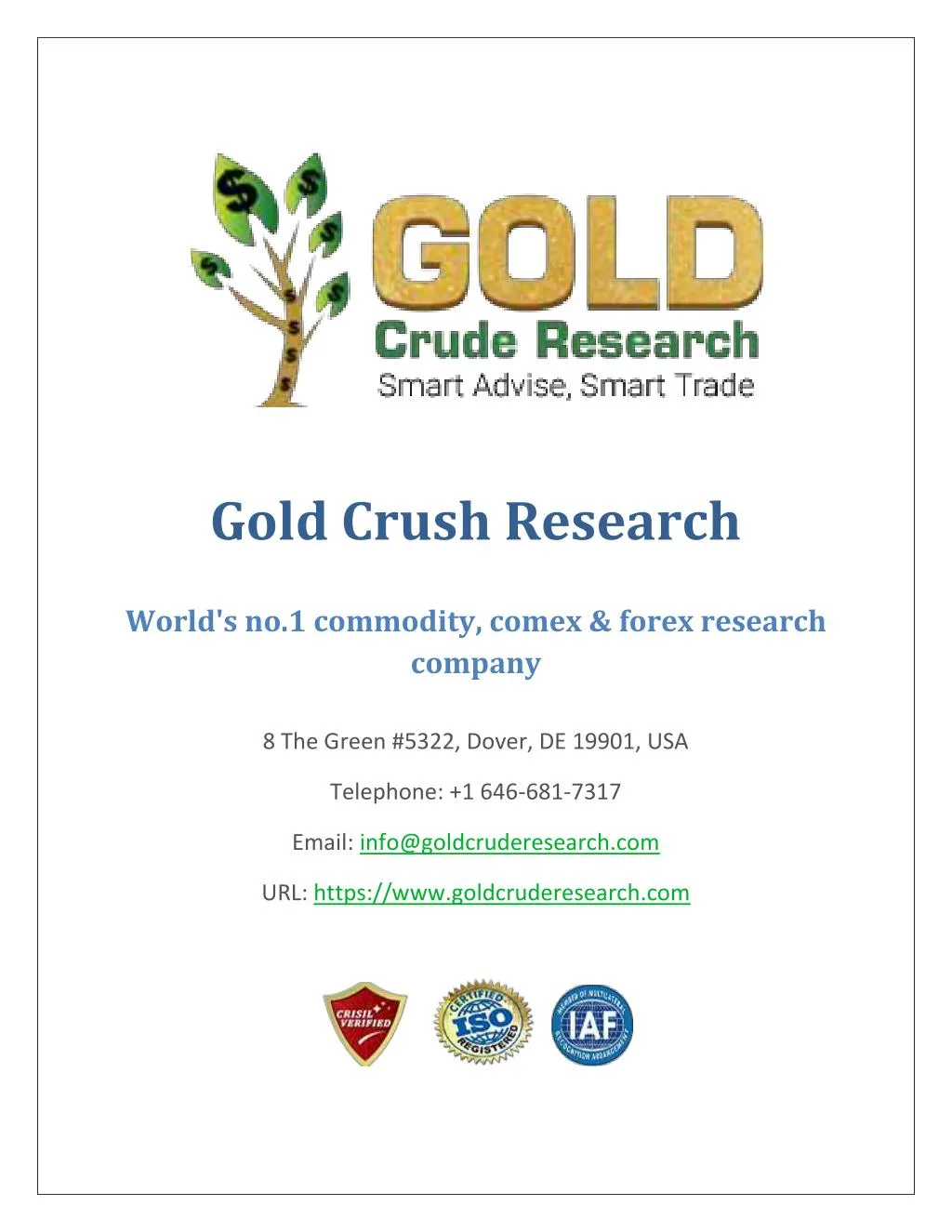 gold crush research