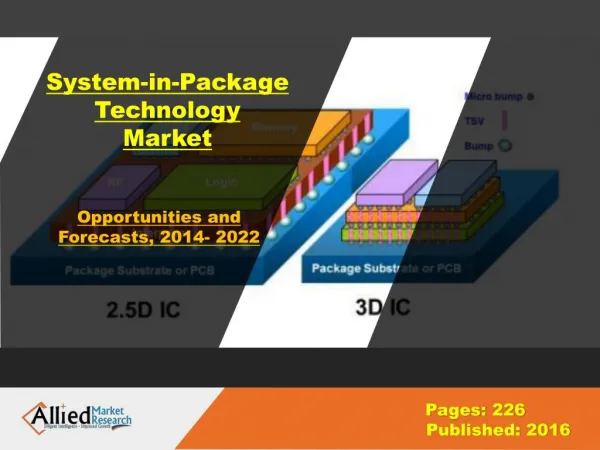 System in Package (SiP) Technology Market Analysis, Forecast- 2022