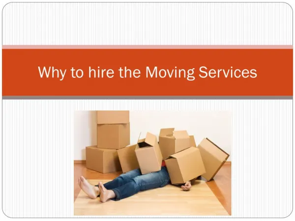 Why to Hire Moving services in Decatur GA