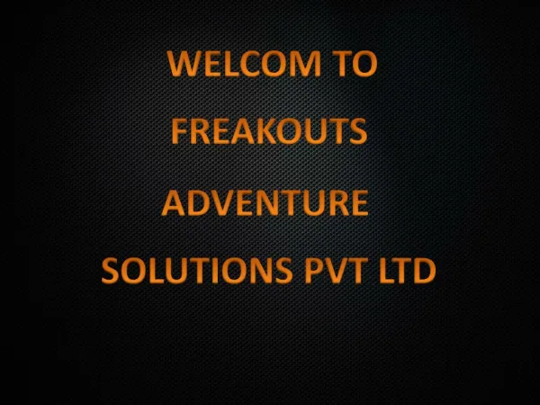 outbound training in Hyderabad | freakouts