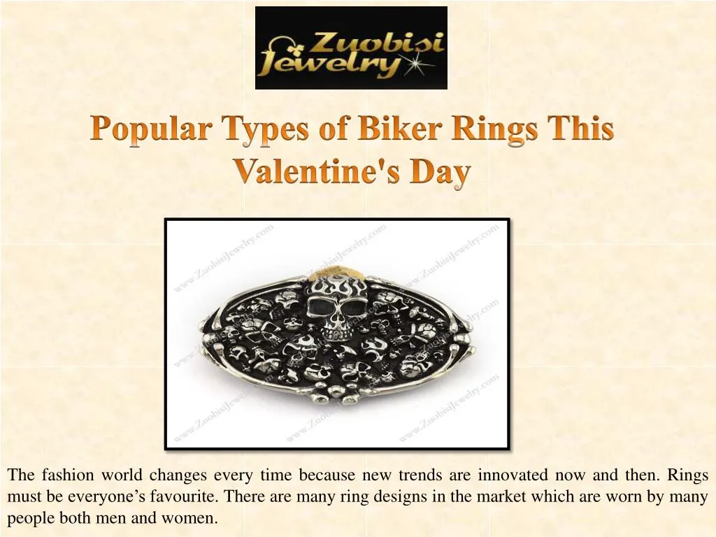 popular types of biker rings this valentine s day