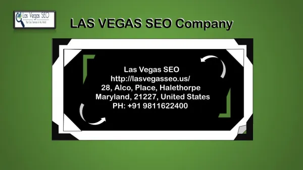 Affordable SEO Professional Company in Las Vegas