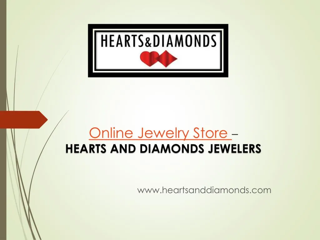 online jewelry store hearts and diamonds jewelers