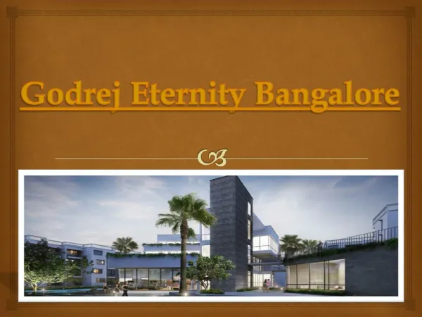 A New Family Planning with Godrej Eternity