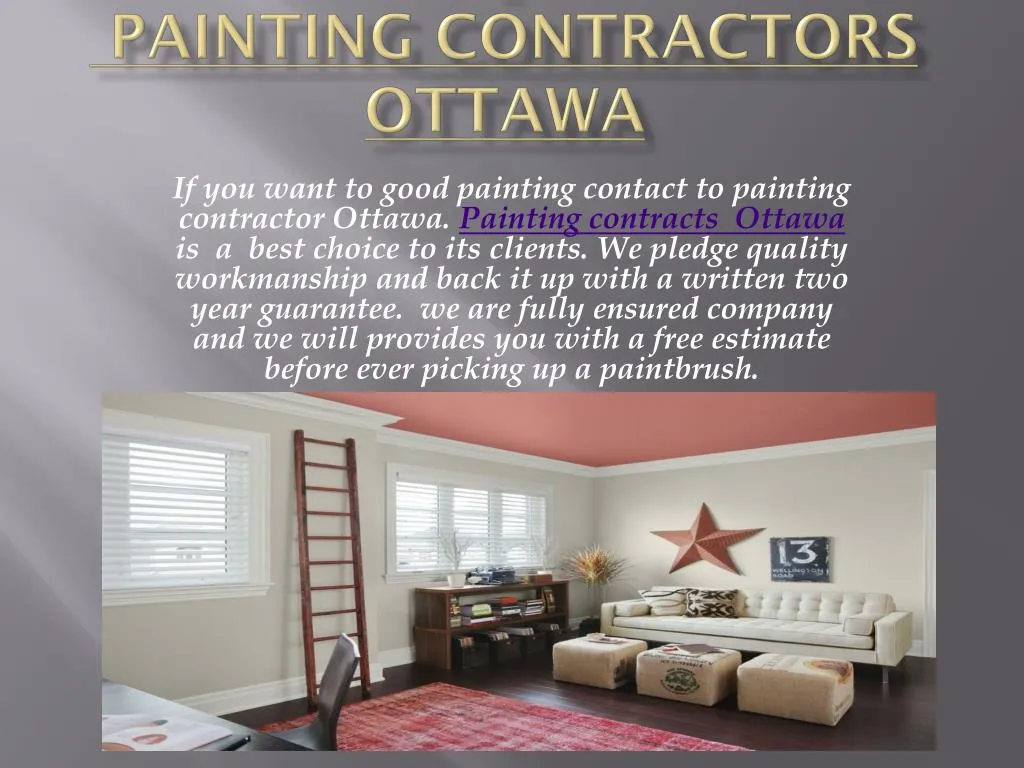 painting contractors ottawa
