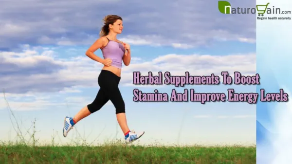 Herbal Supplements To Boost Stamina And Improve Energy Levels