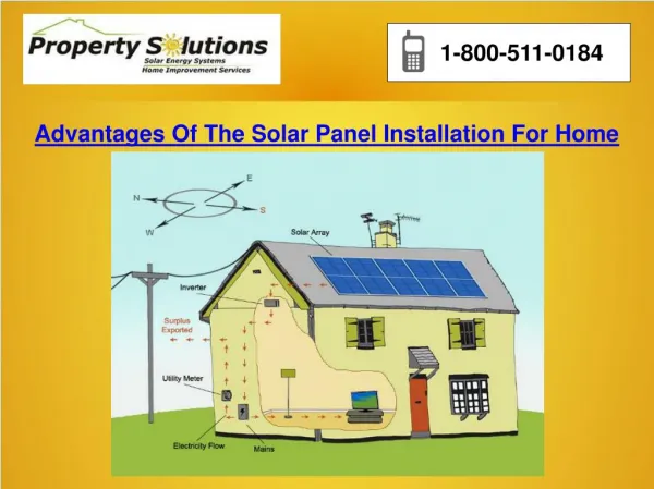 Advantages Of The Solar Panel Installation For Home