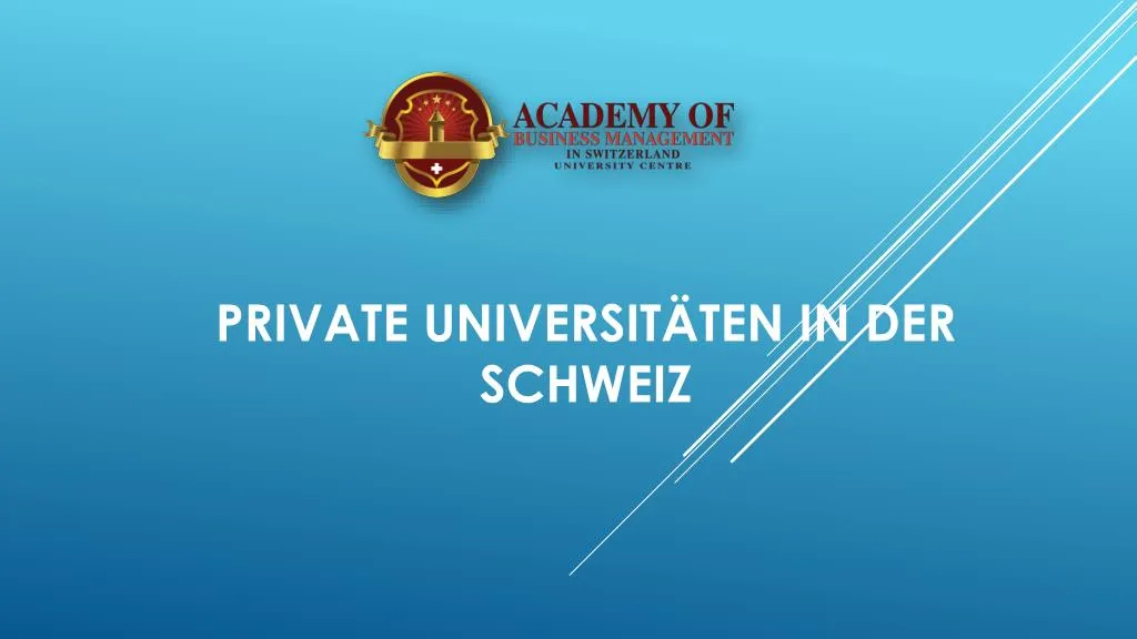 private universit ten in der schweiz