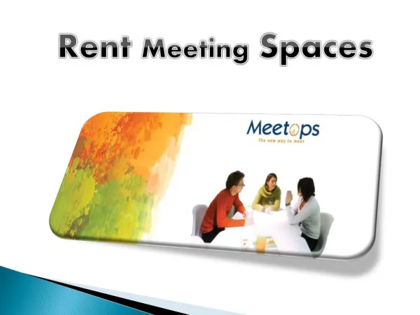 Rent Meeting Spaces