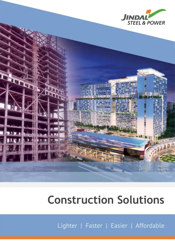 Construction Solutions- Jindal Steel & Power Ltd