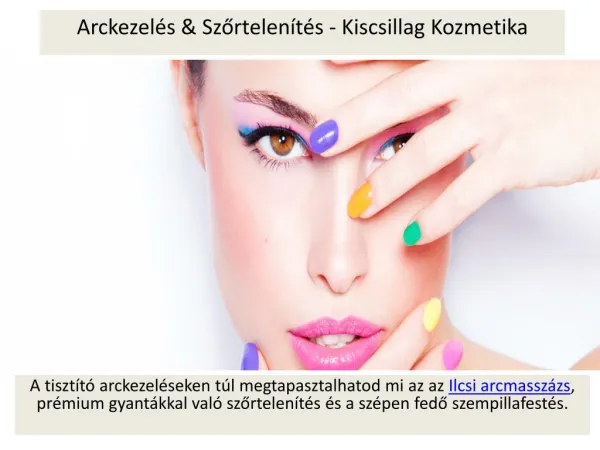 arckezel s sz rtelen t s kiscsillag kozmetika