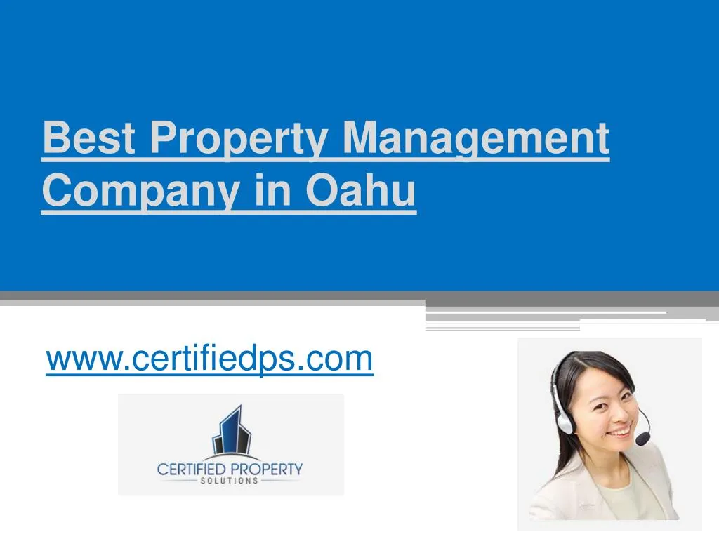 best property management company in oahu