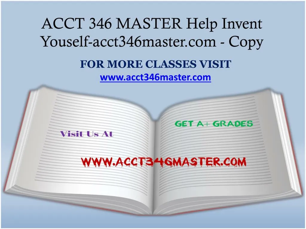 acct 346 master help invent youself acct346master com copy